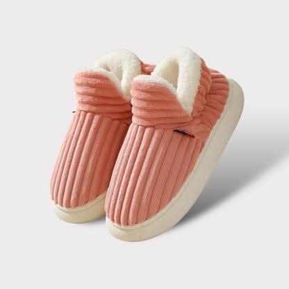 House Slippers Boots Bootie Corduroy Sherpa Fleece Slip Non - Image 9