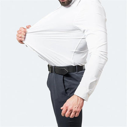 Men’s Flexible Tailored Stretch Shirt for All-Day Ease