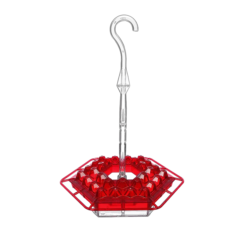 Hummingbird Feeder Hanging Plastic Outdoor Multiple Ports Perch Nectar - Image 8