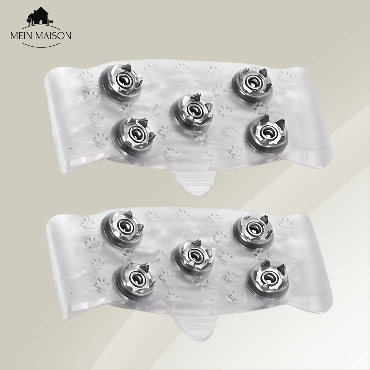 Ice Cleats with Metal Spikes and Slip-On Silicone Design for Winter Traction - Image 9
