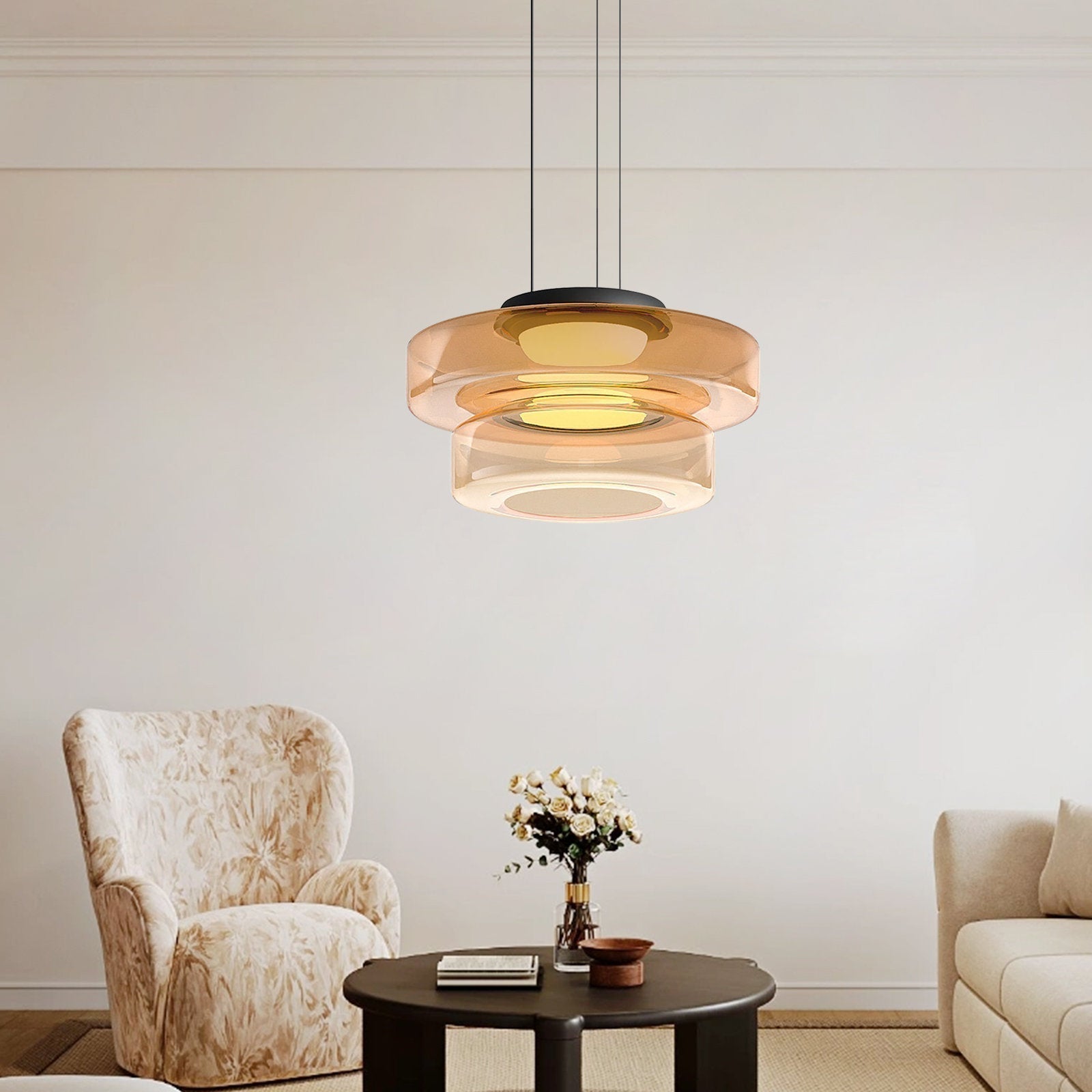 Contemporary Halo Design Ceiling Pendant for Home Interiors