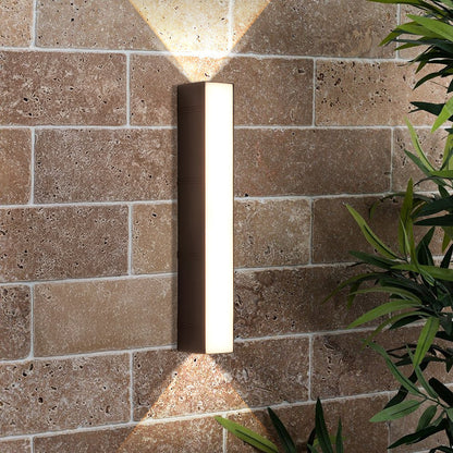 Outdoor Wall Light Contemporary Up Down Exterior Fixture