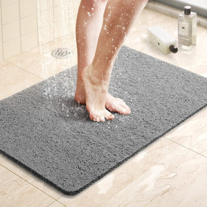 Anti-Slip Shower Mat Quick-Drain Bathroom Floor Mat