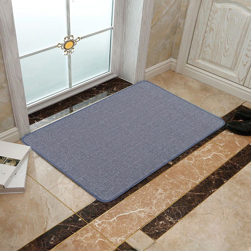 Indoor Doormat with Textured Woven Surface and Rounded Corners for Entryway Rugs - Image 2