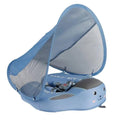 Infant Pool Float with Removable Sun Canopy Safety Harness and Padded Headrest Chair - Image 3