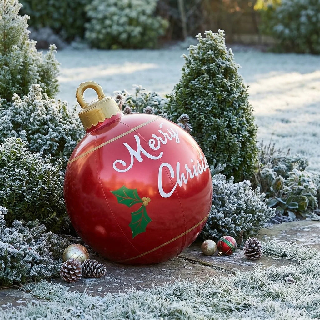 Inflatable Decorations Giant Ornament Ball for Outdoor Holiday Displays - Image 1