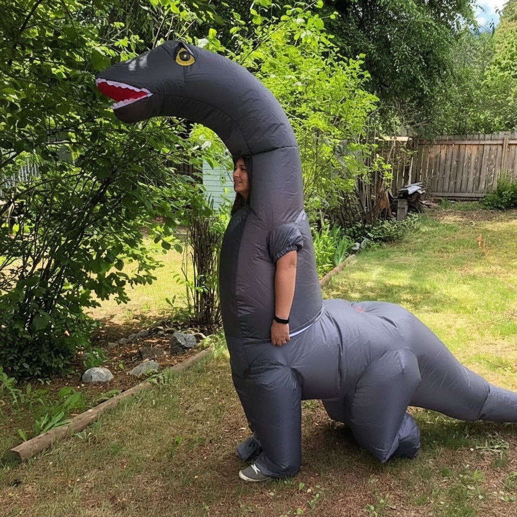 Inflatable Dinosaur Costume Suit and Halloween Party - Image 3