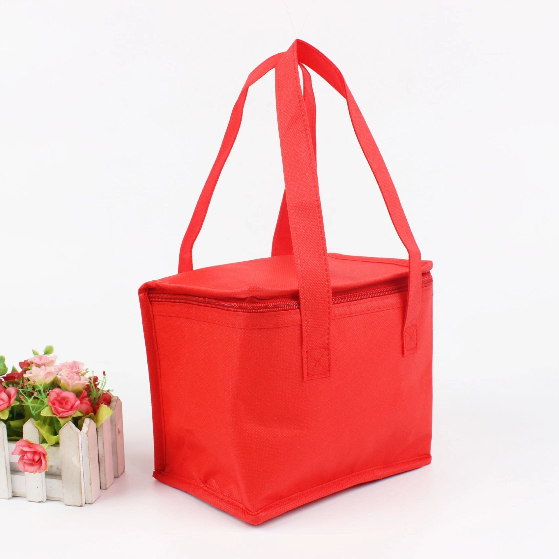Insulated Lunch Bag Cooler with Thermal Box Zippered Tote Carrier with Dual Handles - Image 4