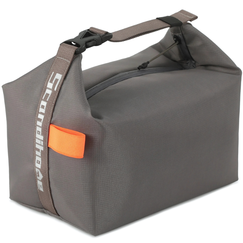 Insulated Lunch Bag Portable Roll Top Ripstop Waterproof Buckle Travel For Work - Image 5