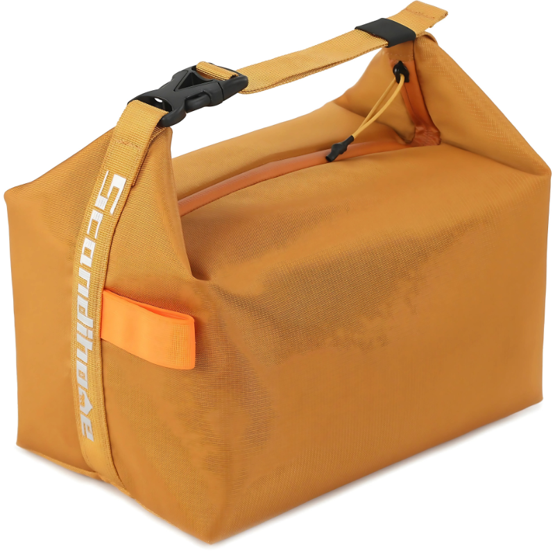 Insulated Lunch Bag Portable Roll Top Ripstop Waterproof Buckle Travel For Work - Image 6