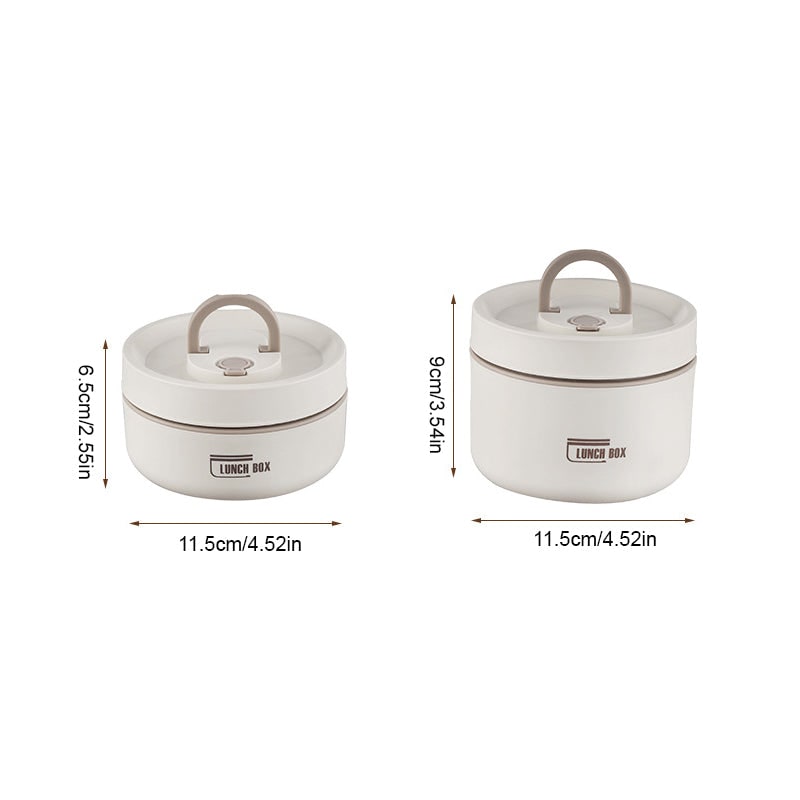 Insulated Lunch Box Bento Stainless Steel Stackable Portable Thermal Container - Image 9