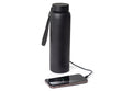 Insulated Stainless Steel Smart Water Bottle with Detachable Power Bank and 24 Oz Capacity - Image 1