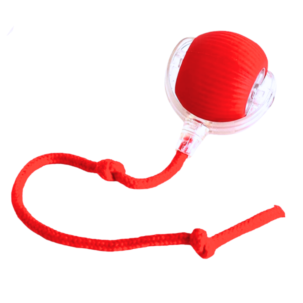 Interactive Cat Toys Ball with Motorized Rolling Motion and Rope Tail - Image 2