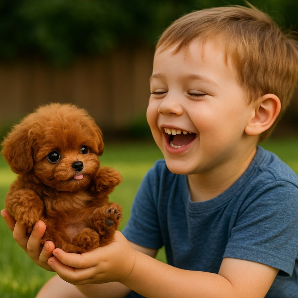 Interactive Realistic Plush Puppy Dog Toy with Moving Sounds and Soft Curly Fur Robot - Image 4