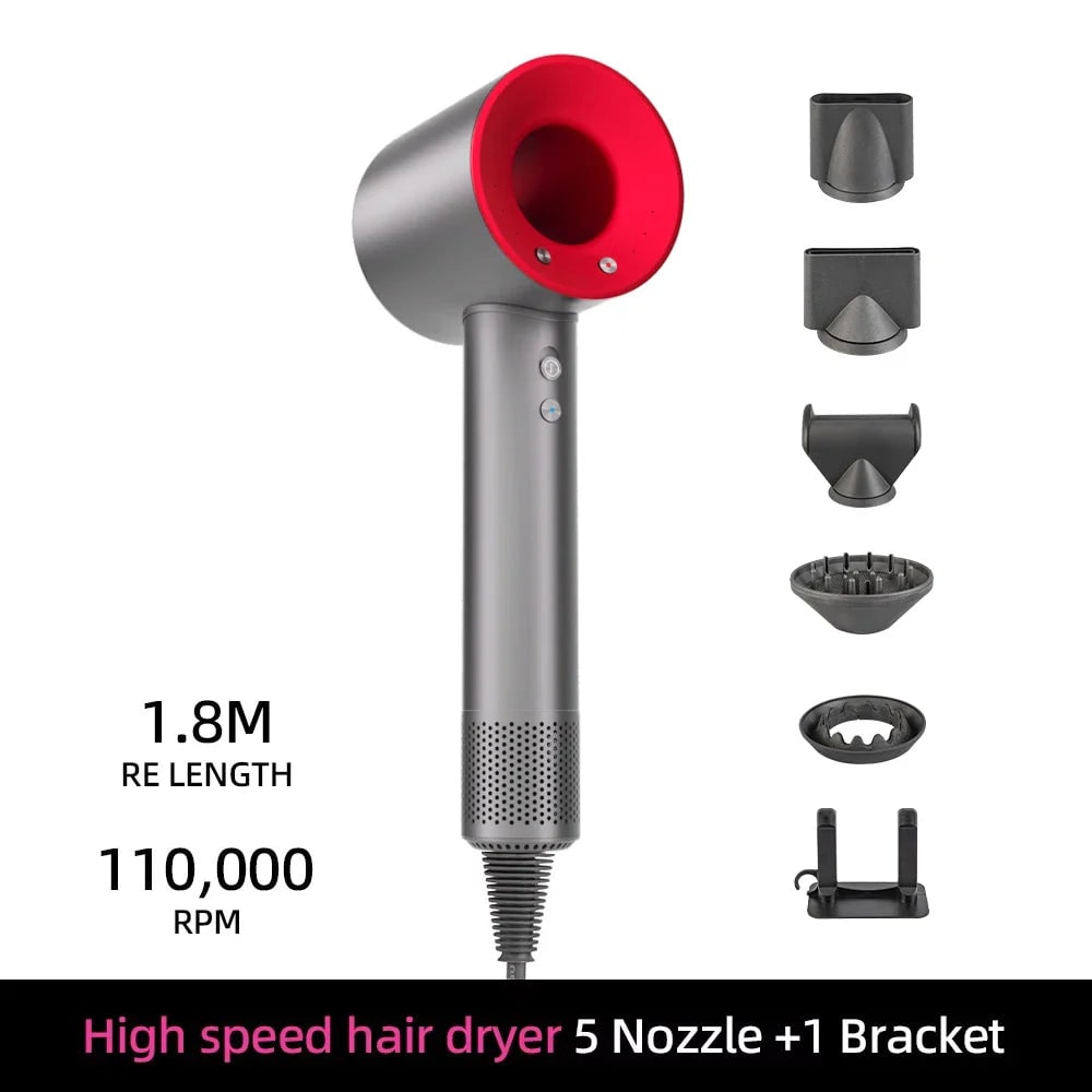 Ionic High Speed Hair Dryer with Magnetic and Wall Mount Diffuser - Image 10