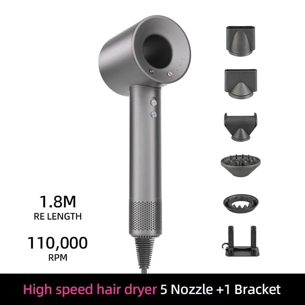 Ionic High Speed Hair Dryer with Magnetic and Wall Mount Diffuser - Image 11