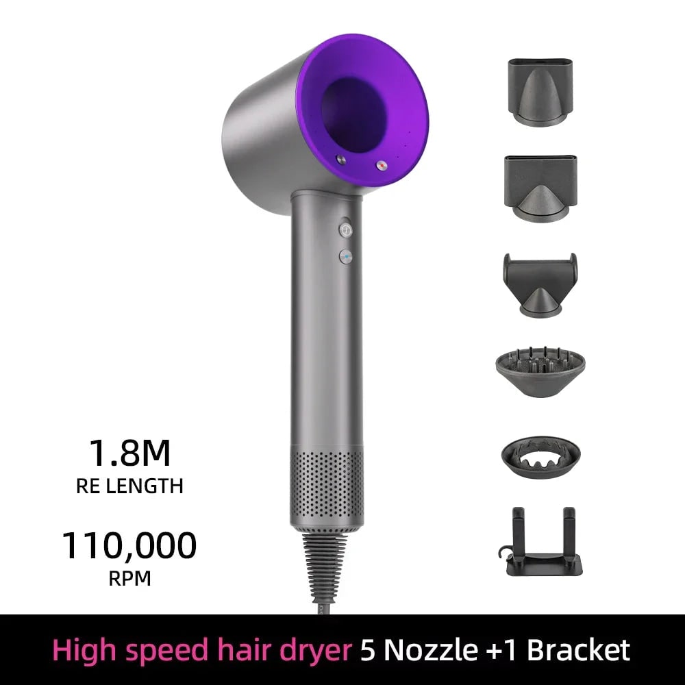 Ionic High Speed Hair Dryer with Magnetic and Wall Mount Diffuser - Image 12