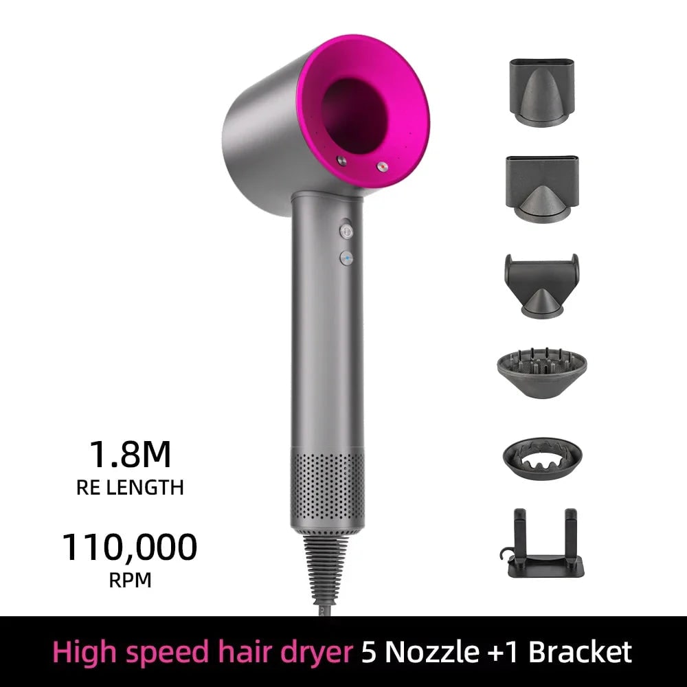 Ionic High Speed Hair Dryer with Magnetic and Wall Mount Diffuser - Image 13