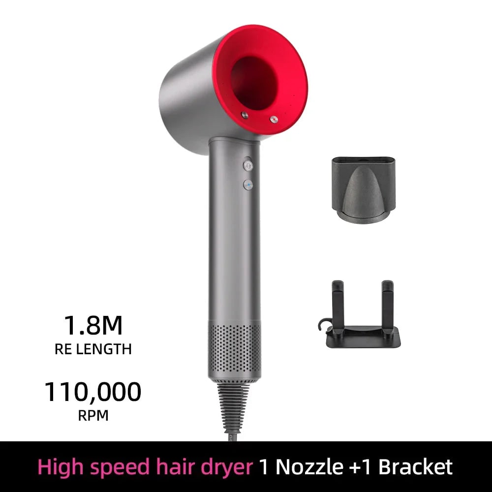 Ionic High Speed Hair Dryer with Magnetic and Wall Mount Diffuser - Image 7