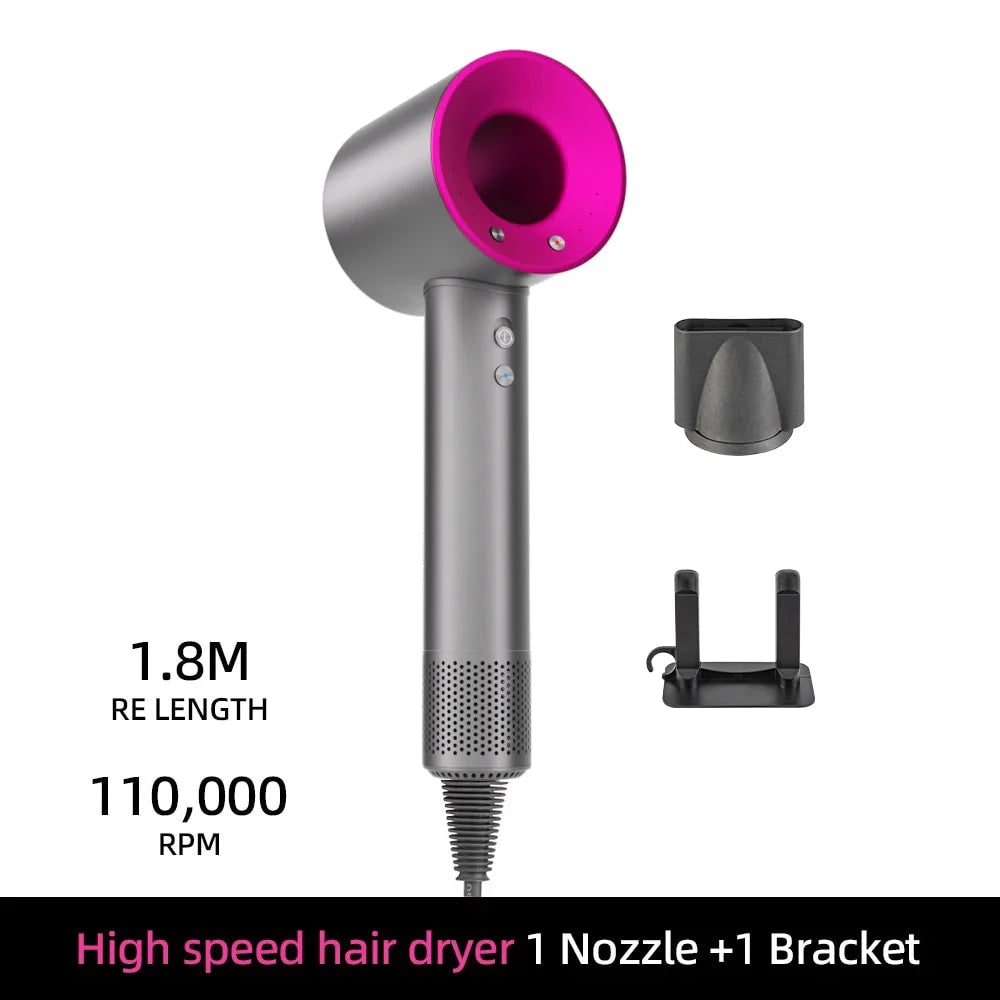 Ionic High Speed Hair Dryer with Magnetic and Wall Mount Diffuser - Image 8