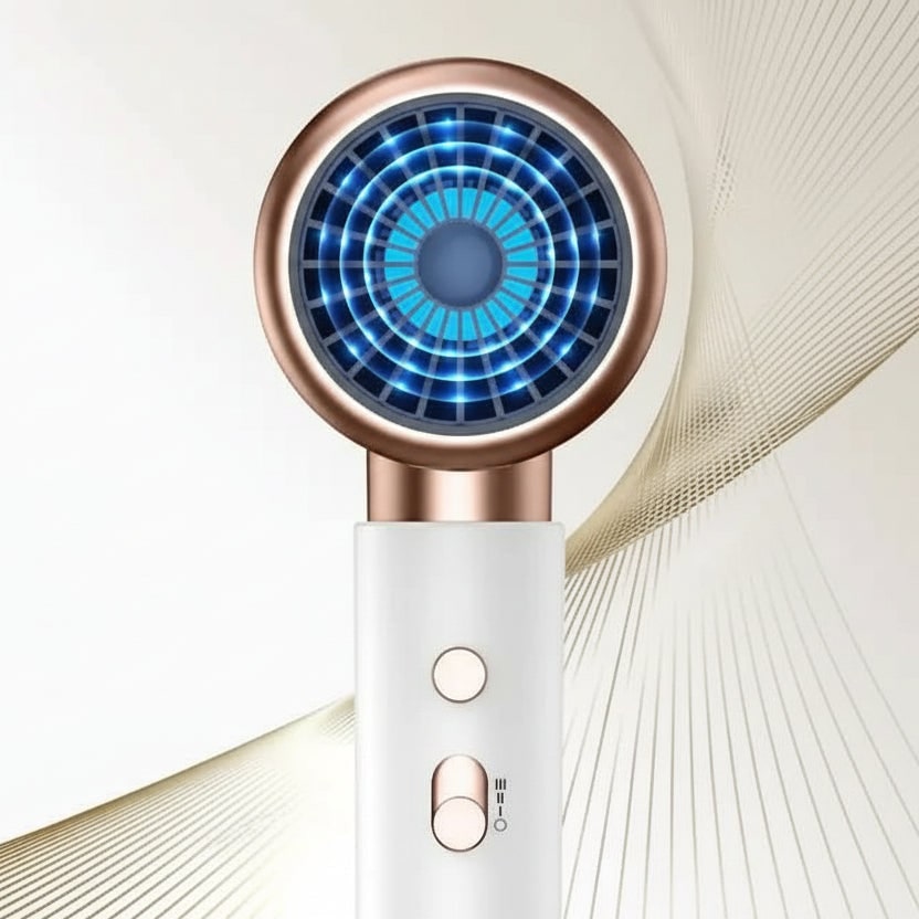 Ionic Professional Hair Dryer with Concentrator Nozzle and Fast Drying Diffuser - Image 5