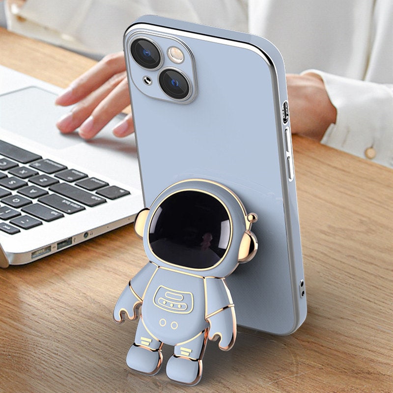 Iphone Case with Strap and Wallet 3D Astronaut Design with Kickstand Luxury - Image 10