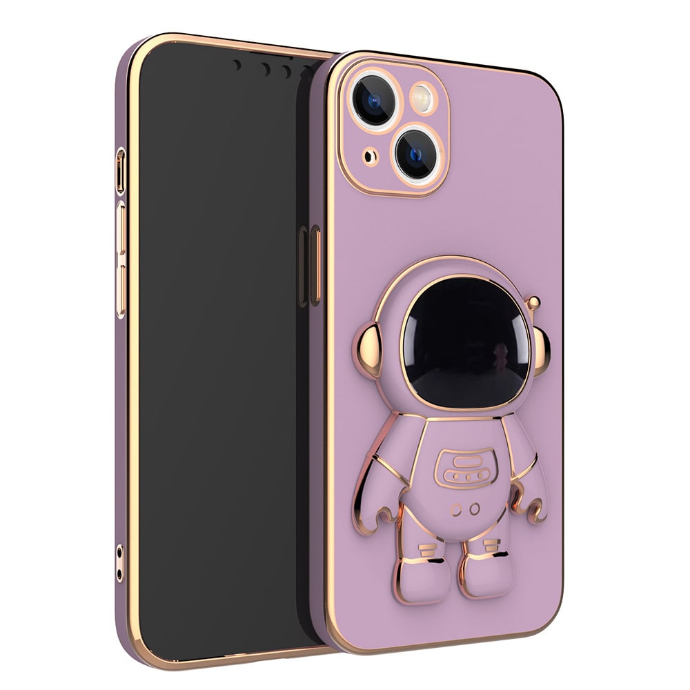 Iphone Case with Strap and Wallet 3D Astronaut Design with Kickstand Luxury - Image 3