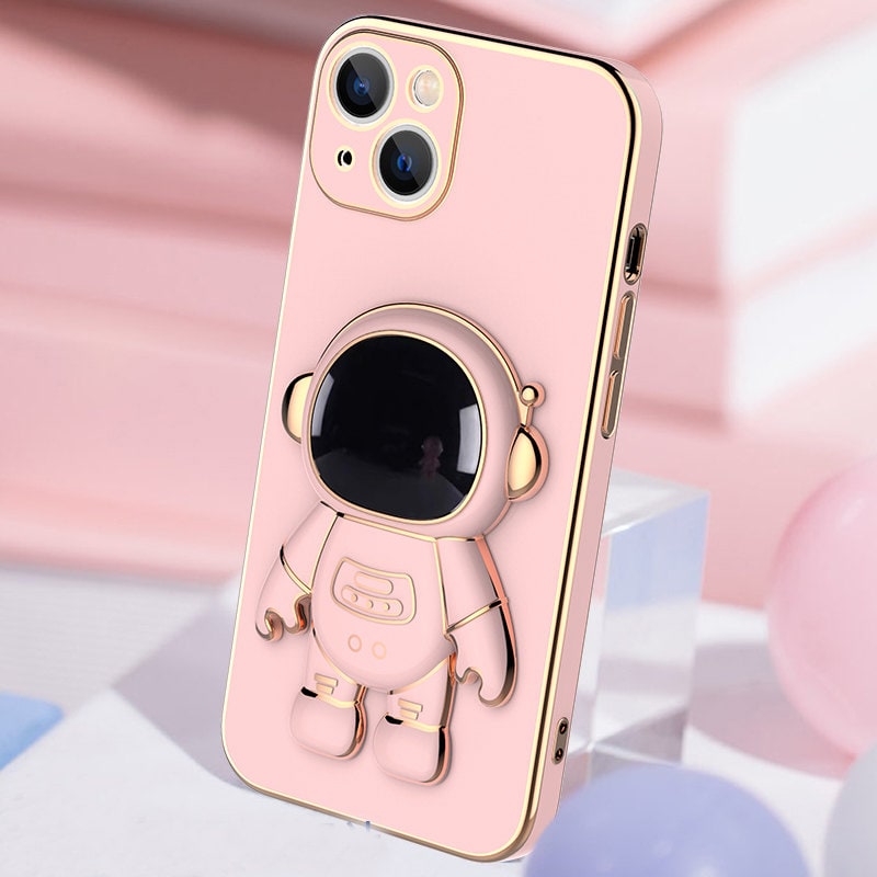 Iphone Case with Strap and Wallet 3D Astronaut Design with Kickstand Luxury - Image 7