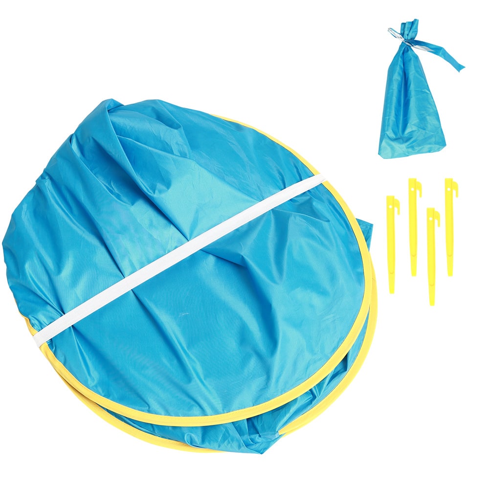 Kids' Beach Tent with Pop Up Sun Shade for Waterproof Dome Shelter with Built-In Pool - Image 8