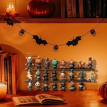 Kids' Halloween Advent Calendar Countdown with Spooky Miniature Figurines - Image 6