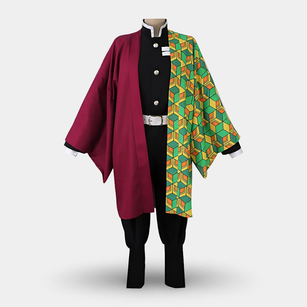 Kids' Halloween Anime Cosplay Costume with Haori Jacket and Character for Party - Image 5