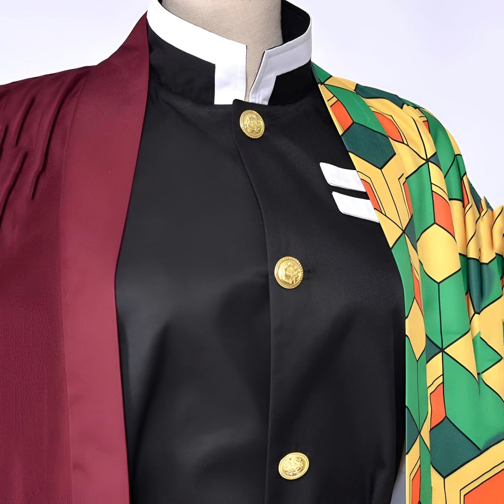Kids' Halloween Anime Cosplay Costume with Haori Jacket and Character for Party - Image 6