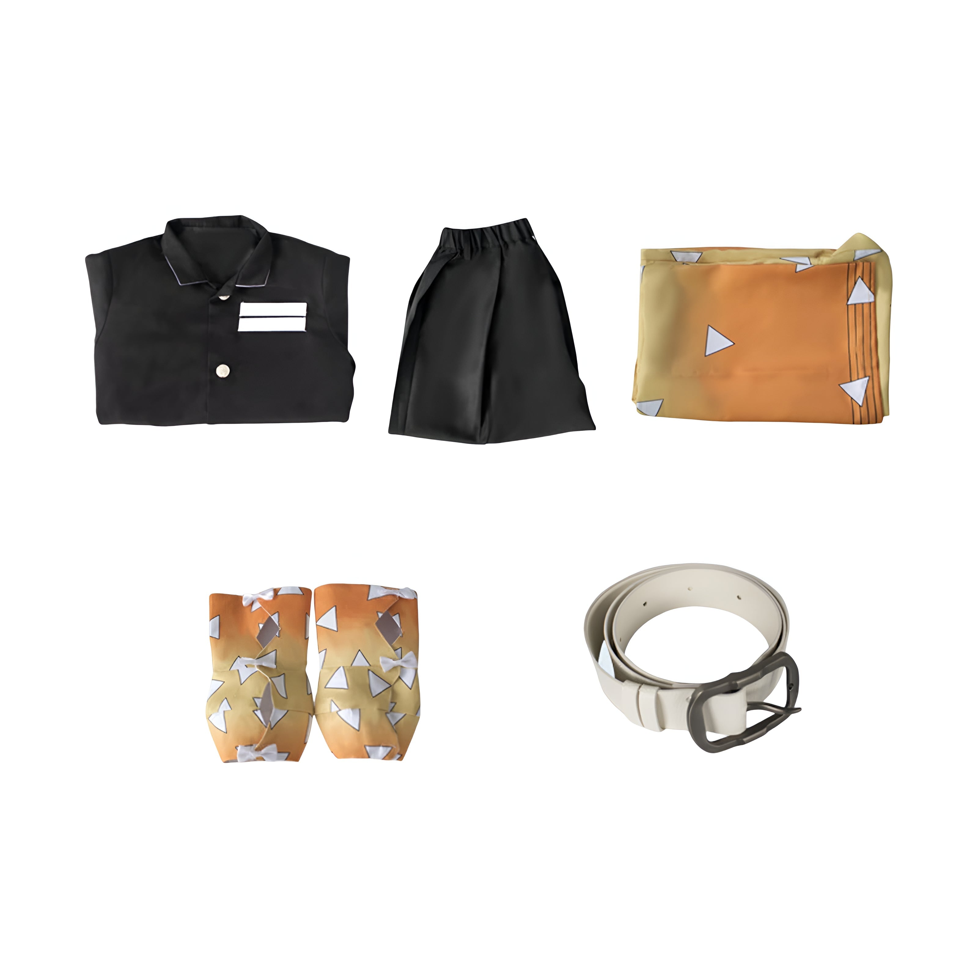 Kids' Halloween Anime Cosplay Costume with Haori Jacket and Fox for Character Party Dress-Up - Image 6