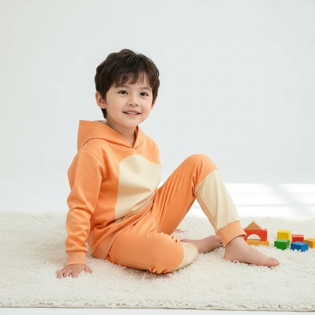 Kids' Halloween Character Costume with Mask Hoodie and Pants Set for Dress Up Party - Image 7