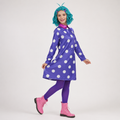 Kids' Halloween Cosplay Costume Polka Dot Dress with and Tights for Party and Themed Events - Image 1