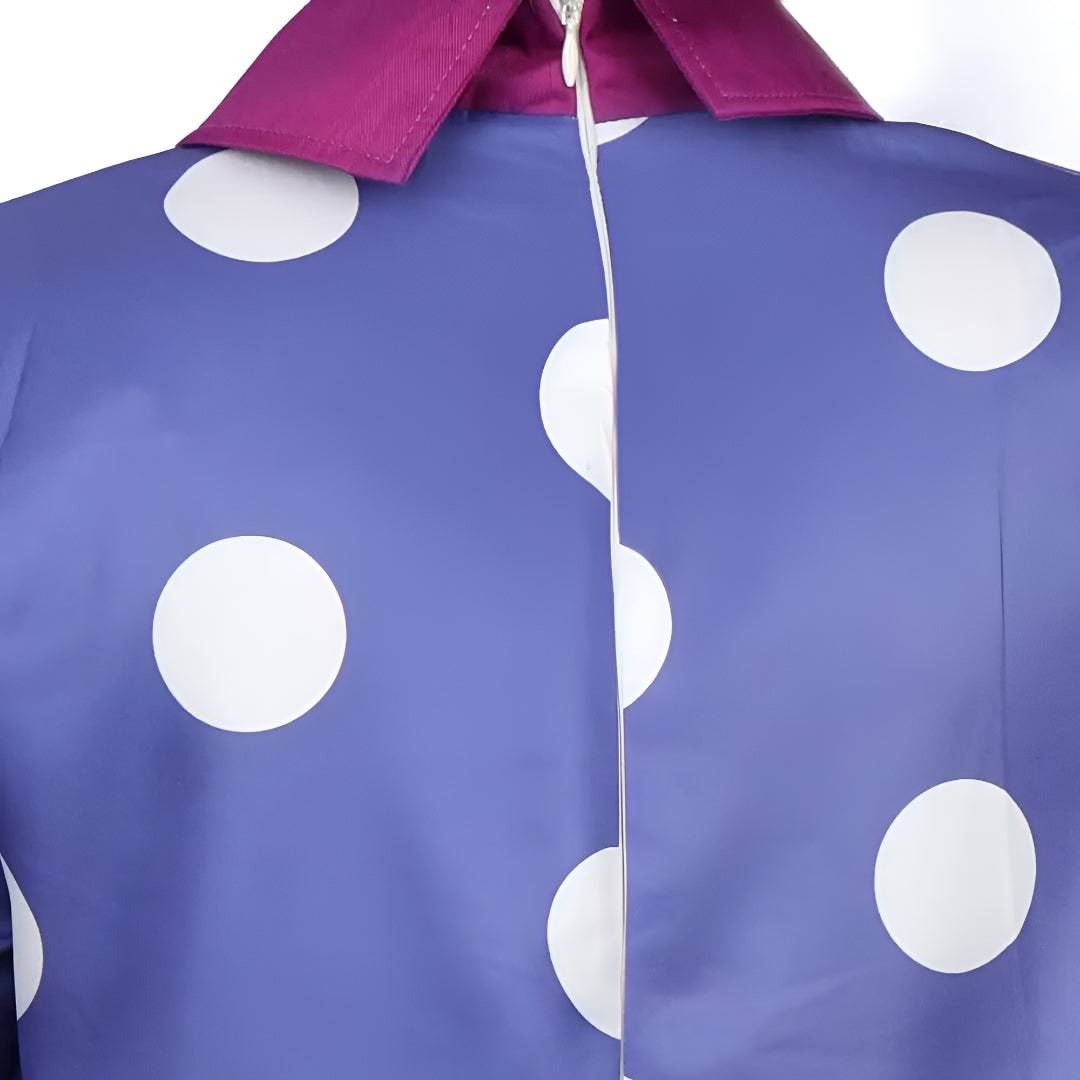 Kids' Halloween Cosplay Costume Polka Dot Dress with and Tights for Party and Themed Events - Image 7