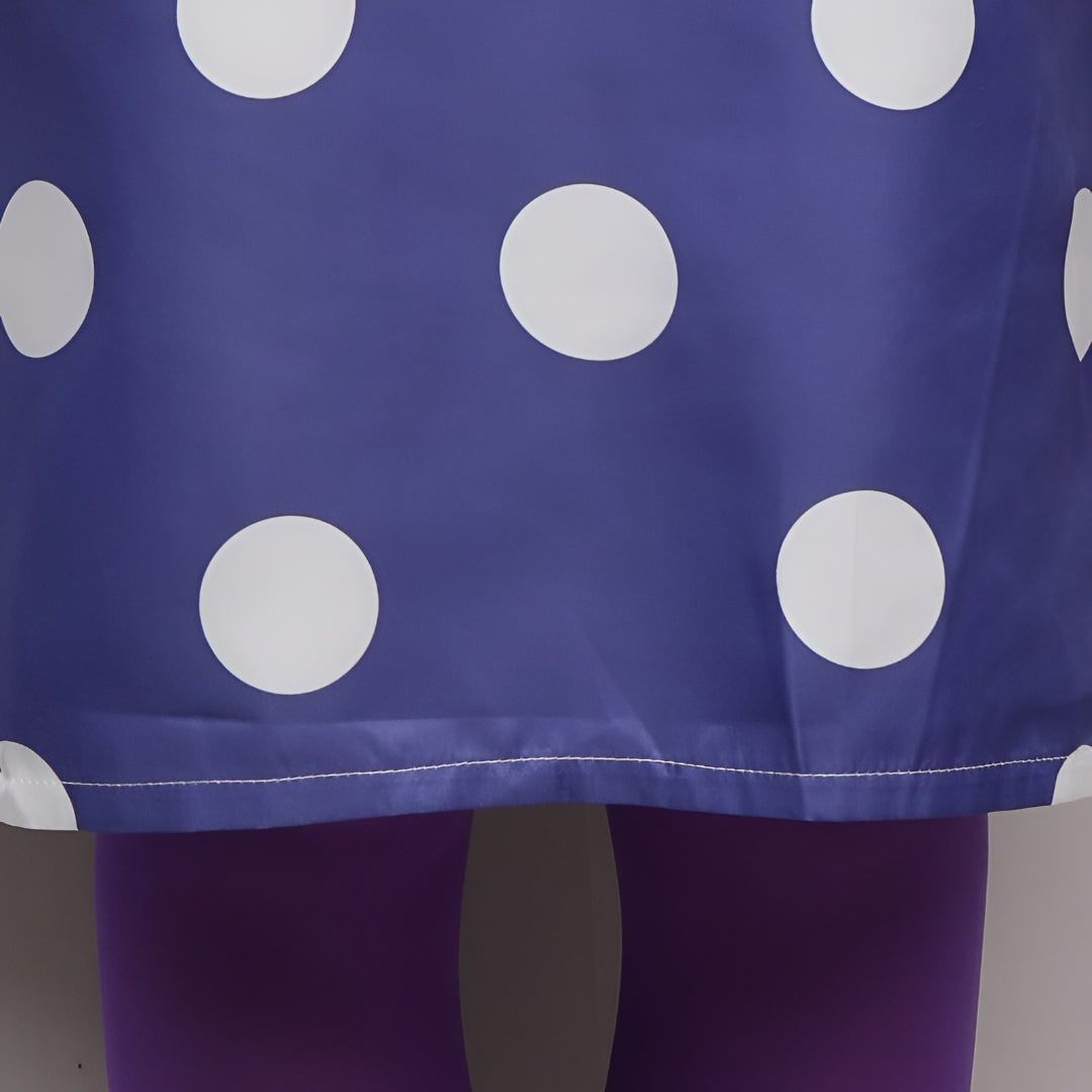 Kids' Halloween Cosplay Costume Polka Dot Dress with and Tights for Party and Themed Events - Image 8