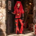 Kids' Halloween Cosplay Costume with Jacket and Accessories for Party and Dress-Up - Image 1