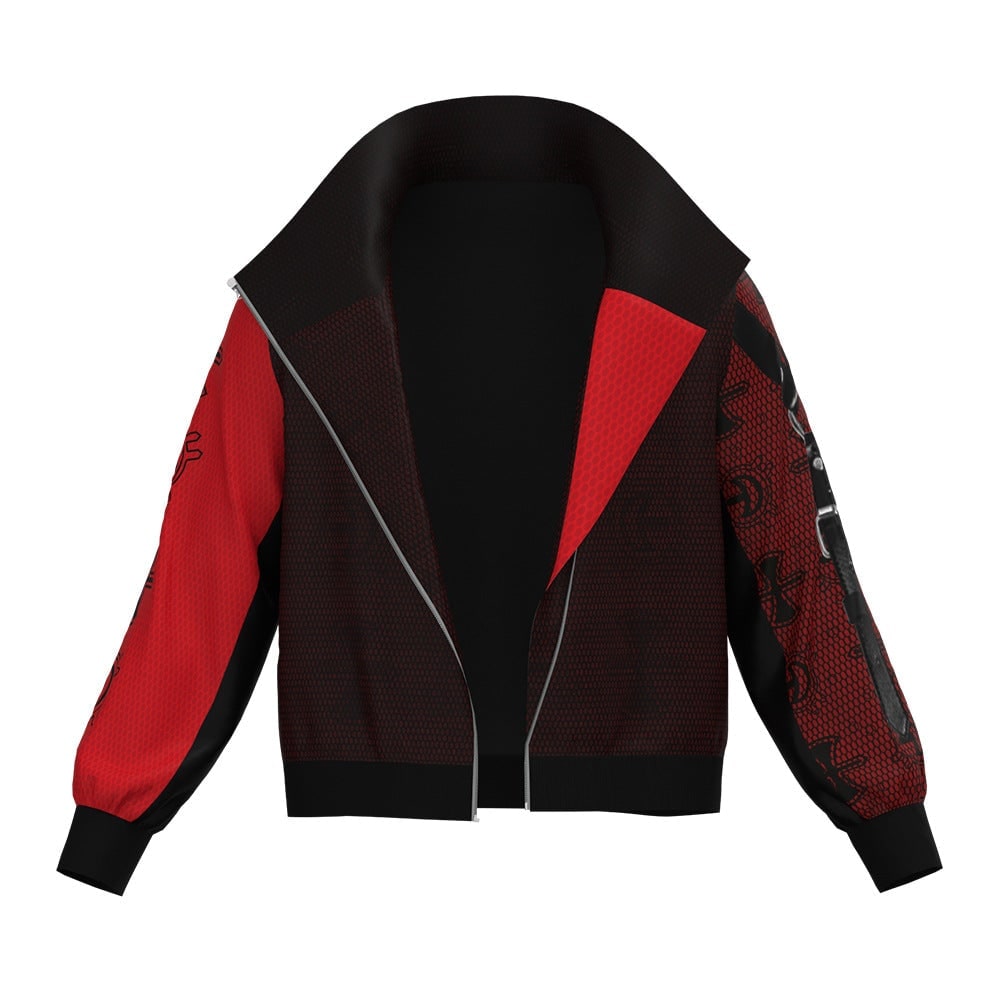 Kids' Halloween Costume Vampire Cosplay Set with High Collar Jacket and Striped Tee - Image 7