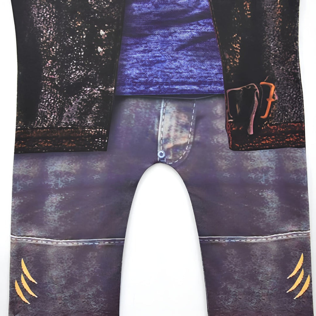 Kids' Halloween Costume Witch Character and Zip-Up with Printed Design Funny - Image 8