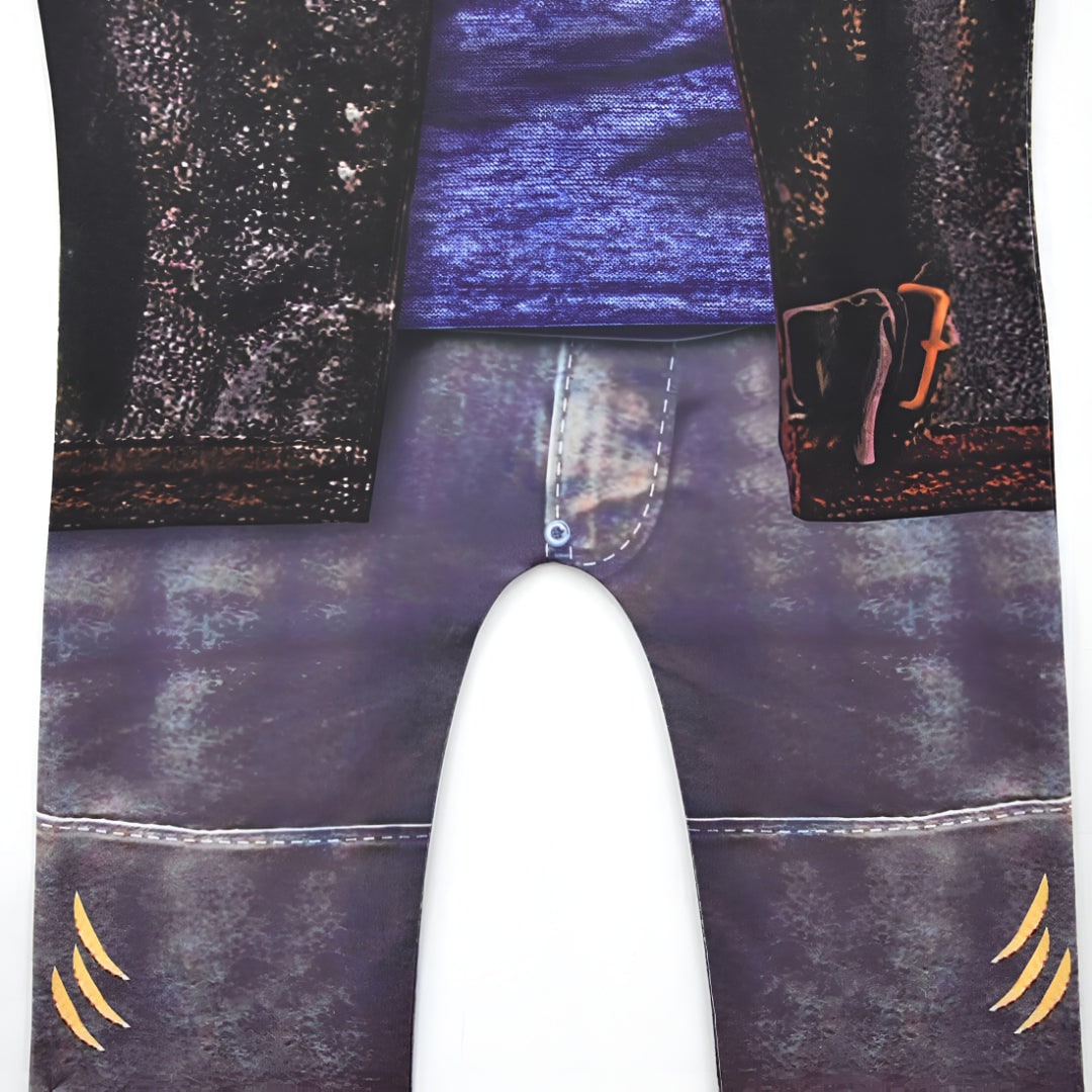 Kids' Halloween Costume Witch Character and Zip-Up with Printed Design Funny - Image 8