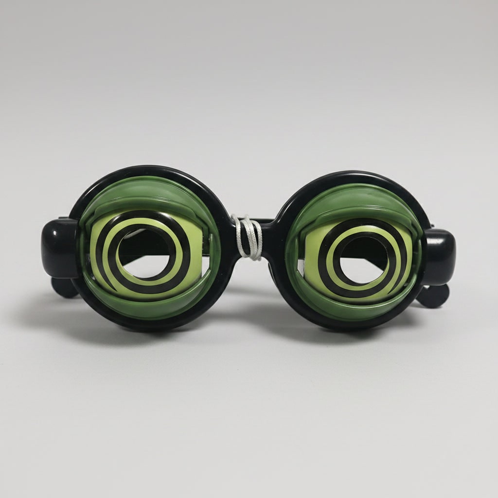 Kids' Halloween Crazy Eyes Glasses Novelty Prank Toy with Moving Eyelids for Party Fun - Image 2