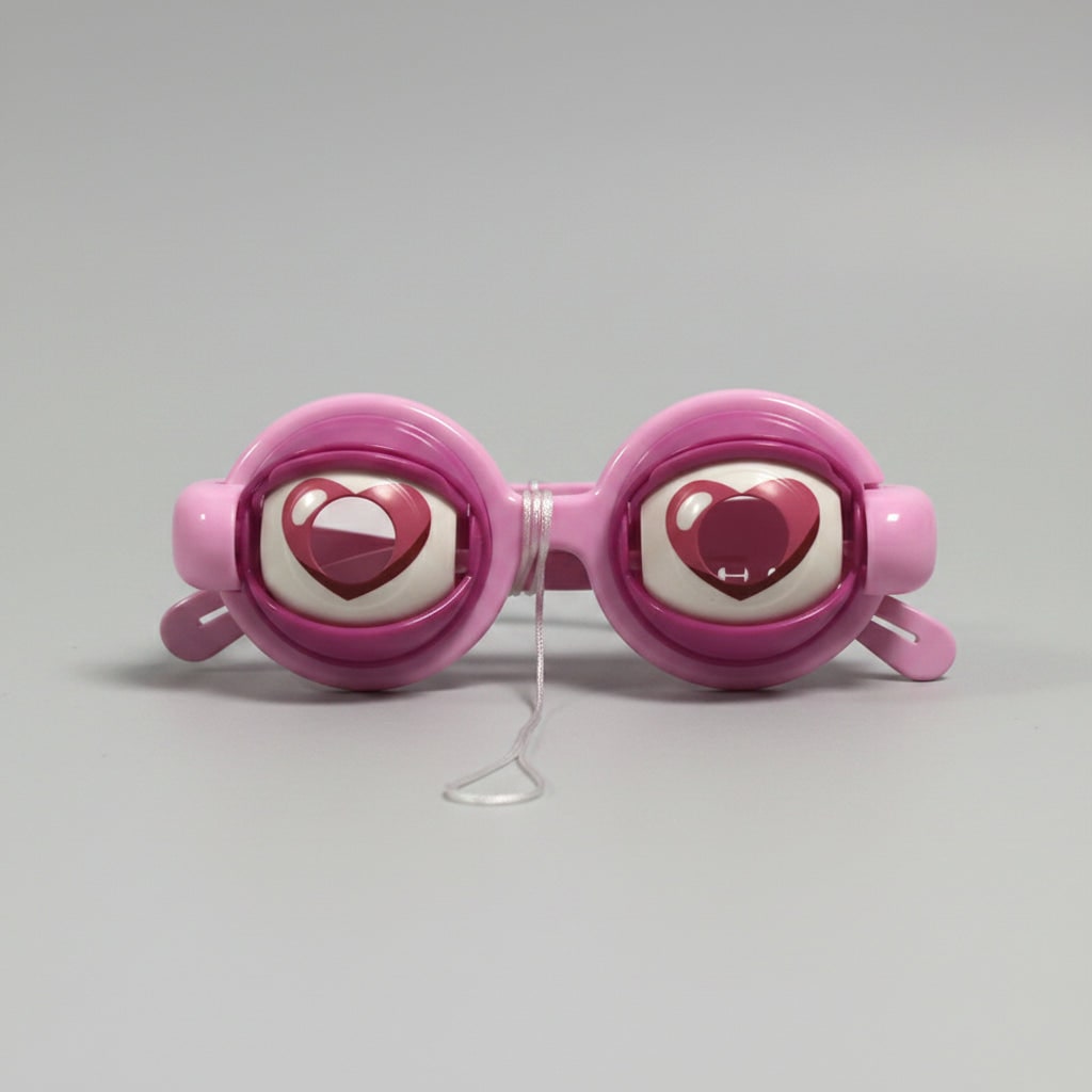 Kids' Halloween Crazy Eyes Glasses Novelty Prank Toy with Moving Eyelids for Party Fun - Image 3