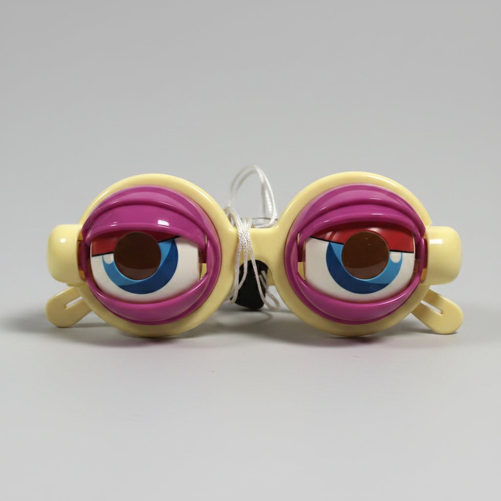 Kids' Halloween Crazy Eyes Glasses Novelty Prank Toy with Moving Eyelids for Party Fun - Image 4