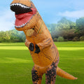 Kids' Halloween Inflatable Dinosaur Costume T-Rex Outfit with Built-In Fan and Crackle Print - Image 1