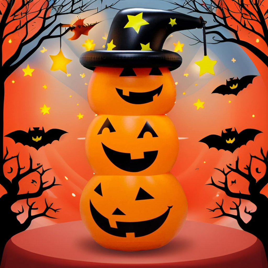 Kids' Halloween Inflatable Yard Decoration Large Outdoor Blow Up with Water-Fillable Base for Party - Image 2