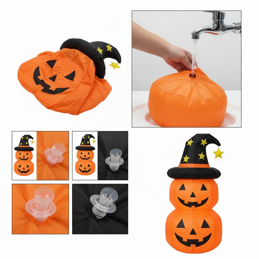 Kids' Halloween Inflatable Yard Decoration Large Outdoor Blow Up with Water-Fillable Base for Party - Image 3