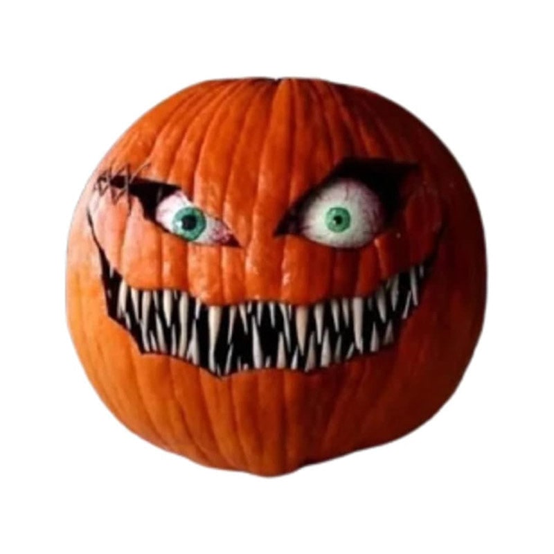 Kids' Halloween Jack O Lantern Pumpkin Decor with Animatronic Moving Eyes for Scary Party Prop - Image 14