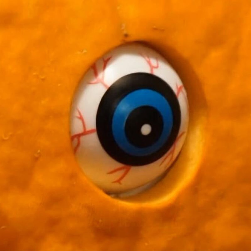 Kids' Halloween Jack O Lantern Pumpkin Decor with Animatronic Moving Eyes for Scary Party Prop - Image 3