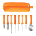Kids' Halloween Pumpkin Carving Kit with Tools and Supplies 8-Piece Stainless Steel Set - Image 1